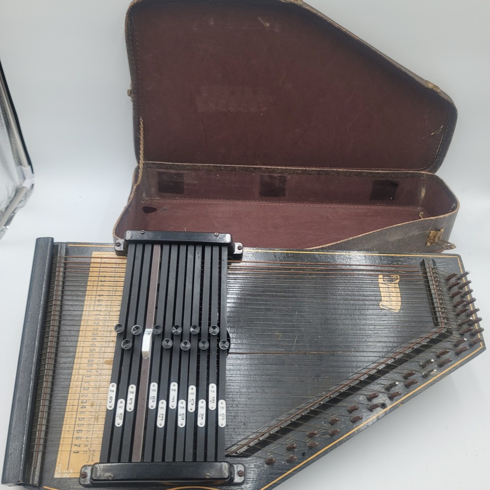 Oscar Schmidt Autoharp 12 Chord Vintage Zither Musical Instrument Parts Repair